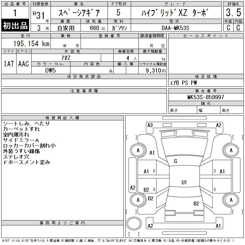 Аукционный лист