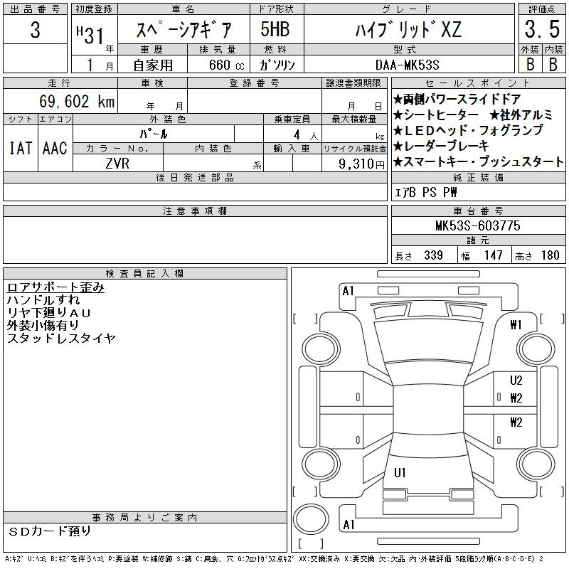 Аукционный лист
