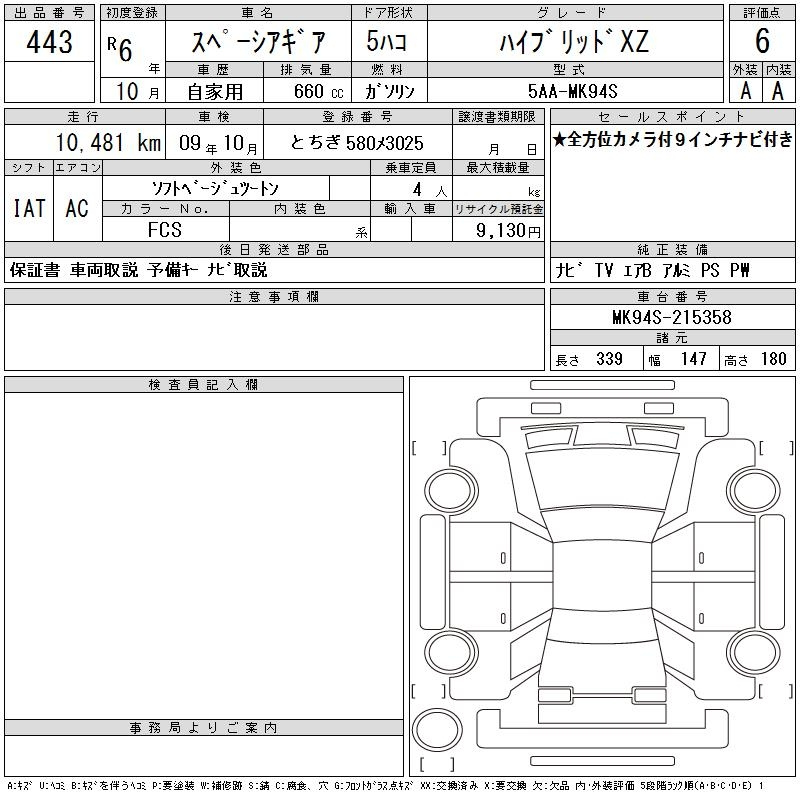 Аукционный лист