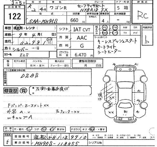 Аукционный лист