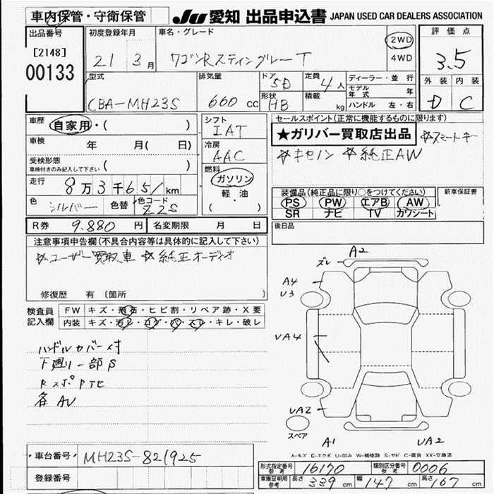 Аукционный лист