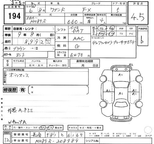Аукционный лист