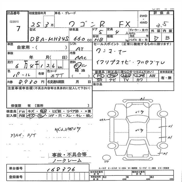 Аукционный лист