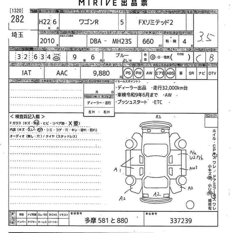 Аукционный лист
