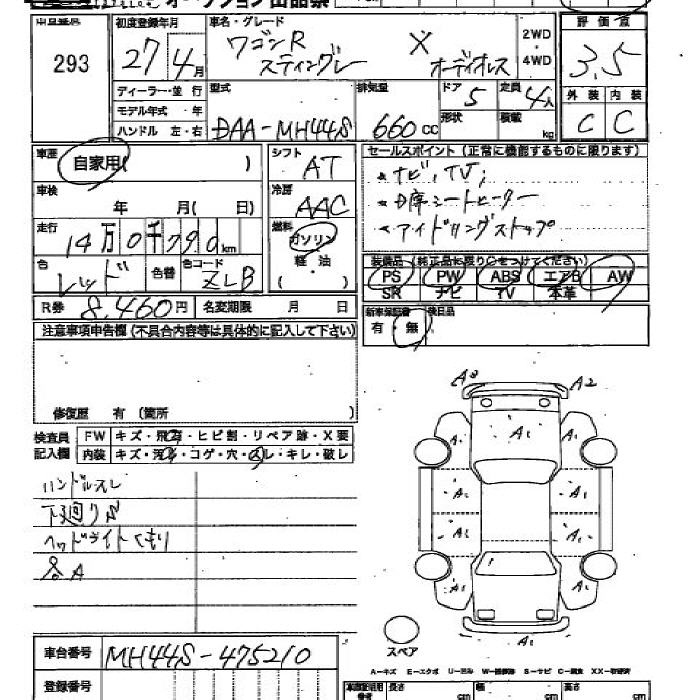 Аукционный лист