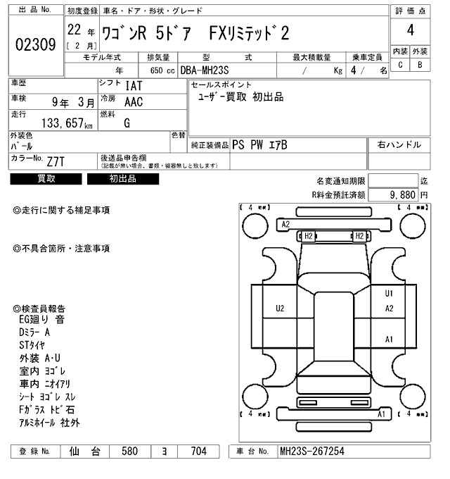 Аукционный лист