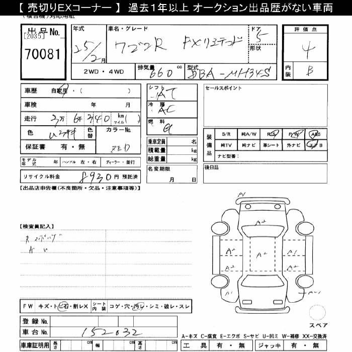 Аукционный лист