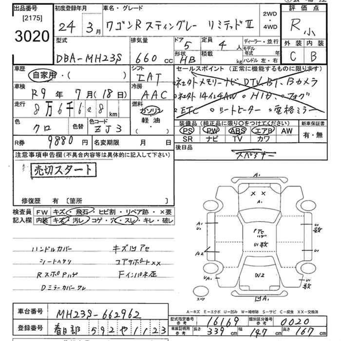 Аукционный лист