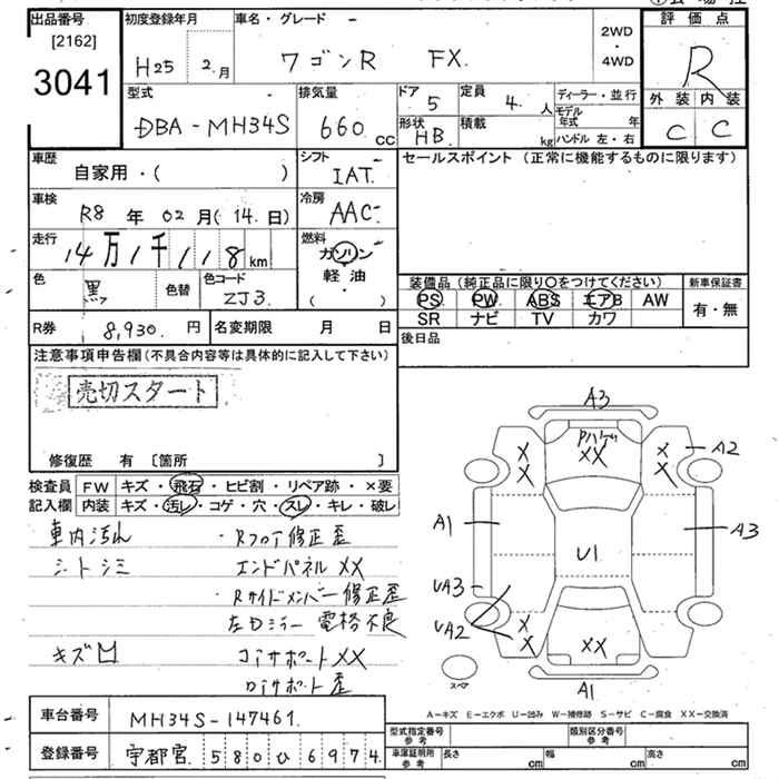 Аукционный лист