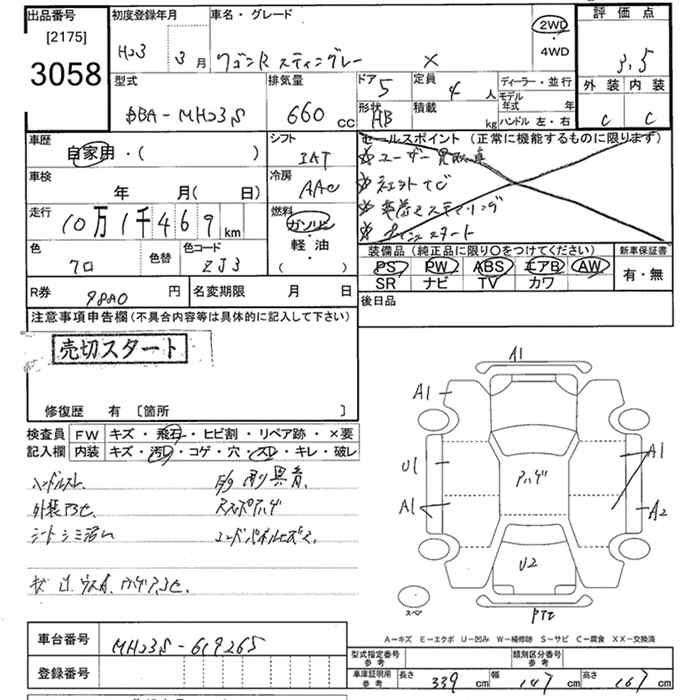 Аукционный лист