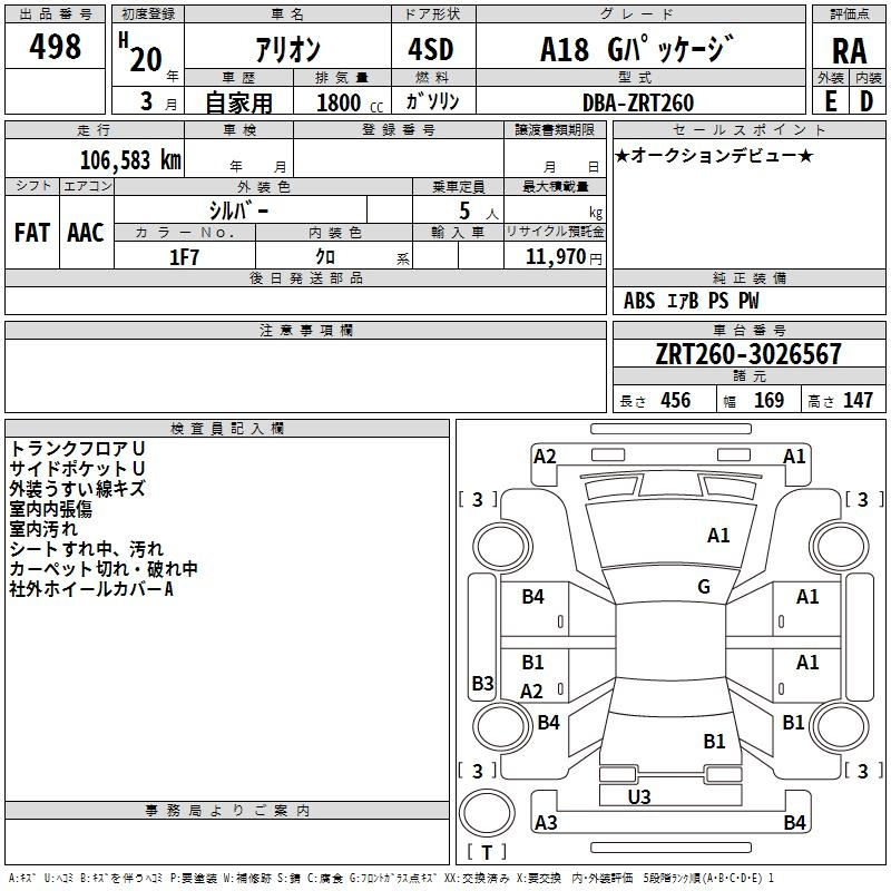 Аукционный лист