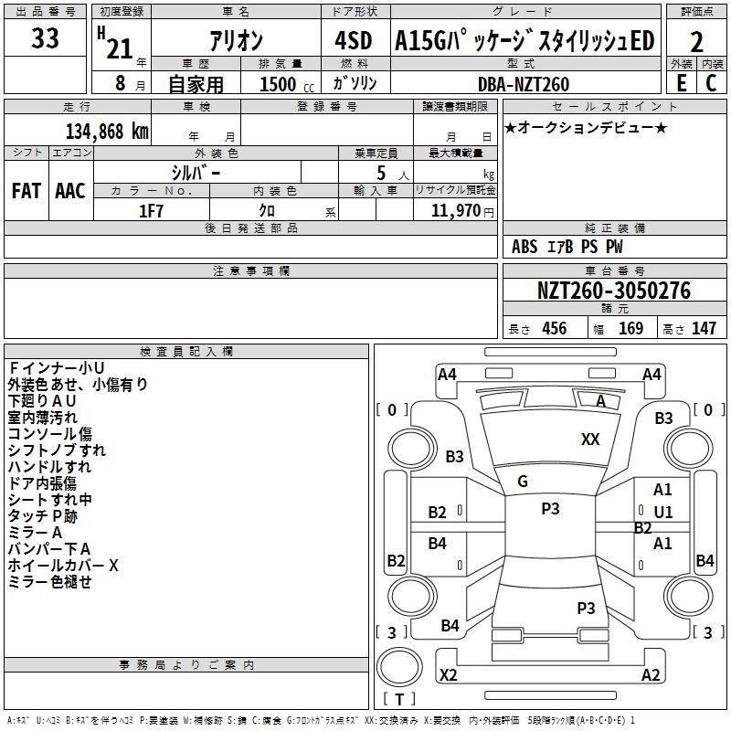 Аукционный лист