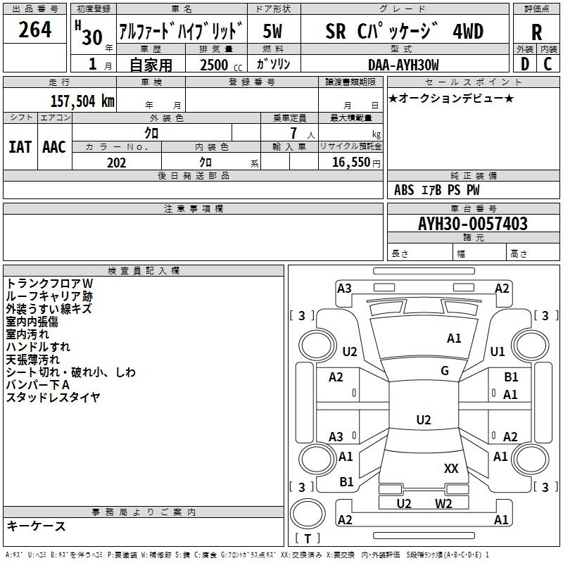 Аукционный лист