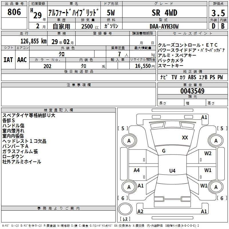 Аукционный лист