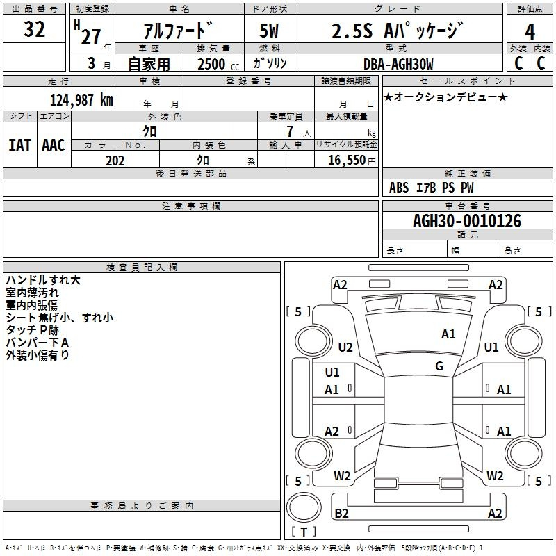 Аукционный лист