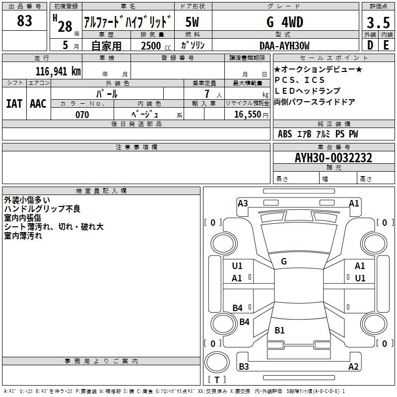 Аукционный лист