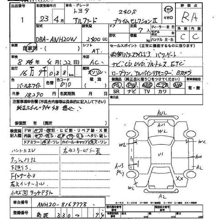Аукционный лист