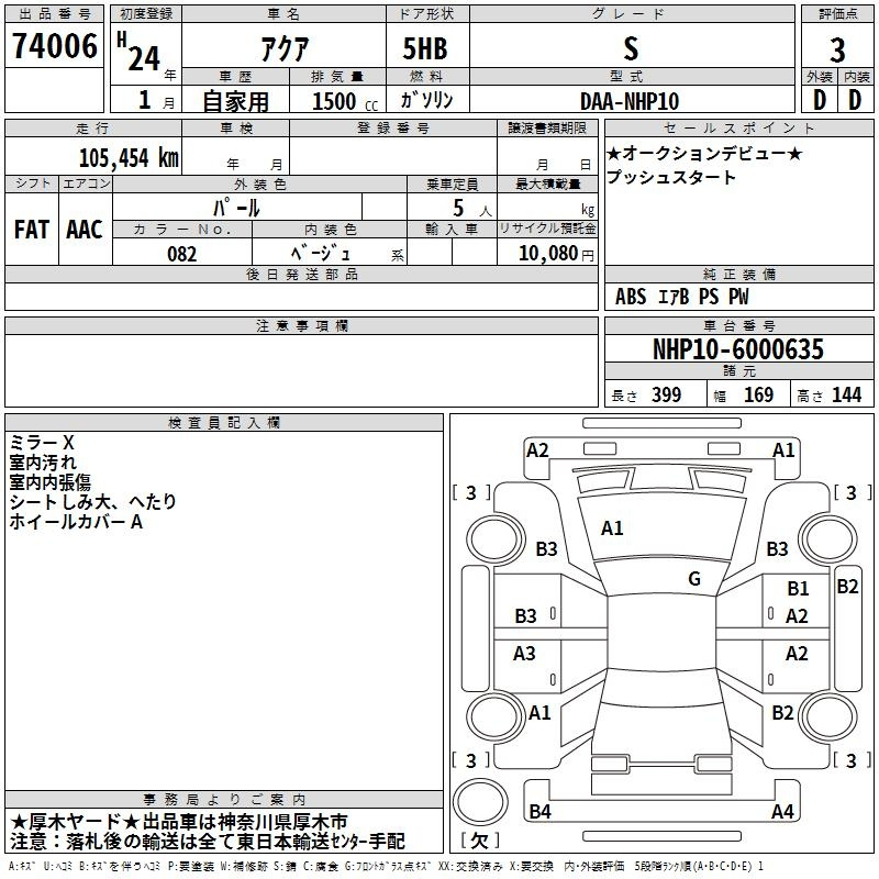 Аукционный лист