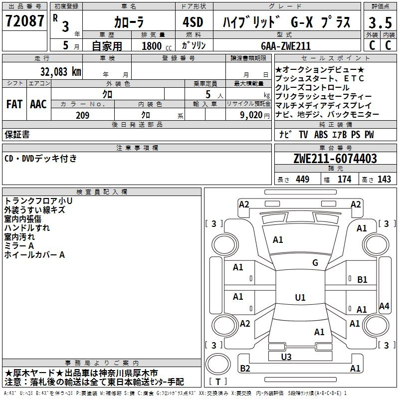 Аукционный лист
