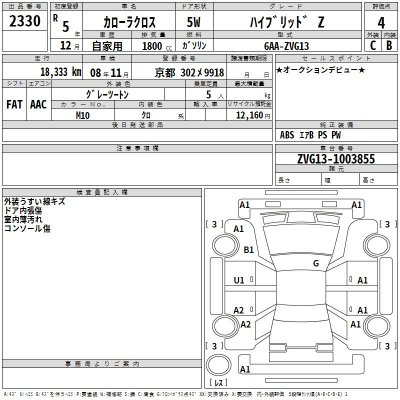 Аукционный лист