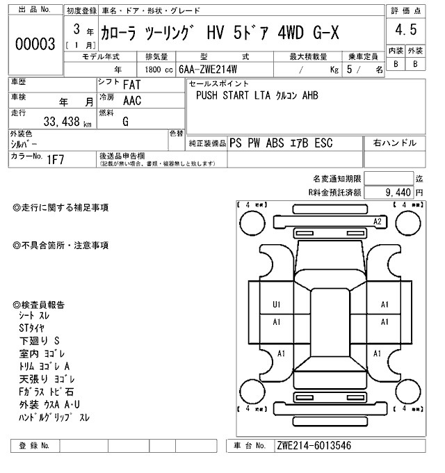 Аукционный лист
