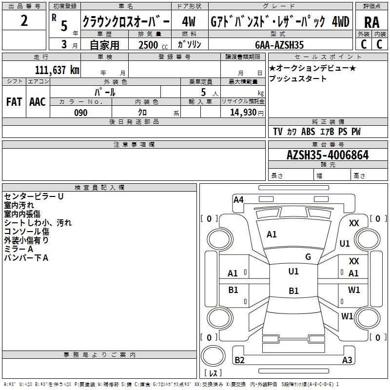 Аукционный лист