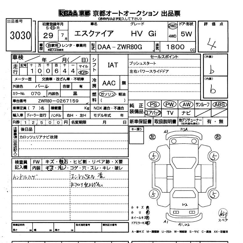 Аукционный лист