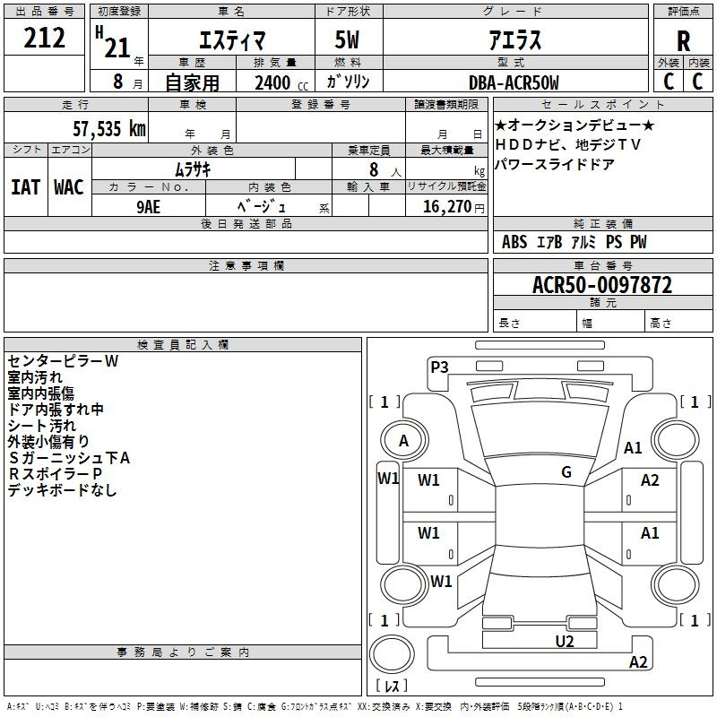 Аукционный лист