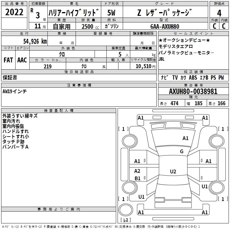 Аукционный лист