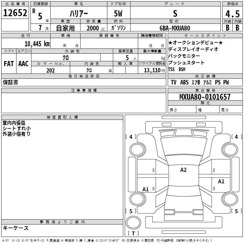Аукционный лист