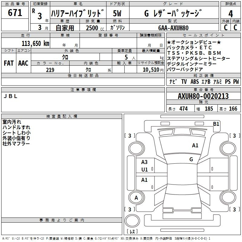 Аукционный лист
