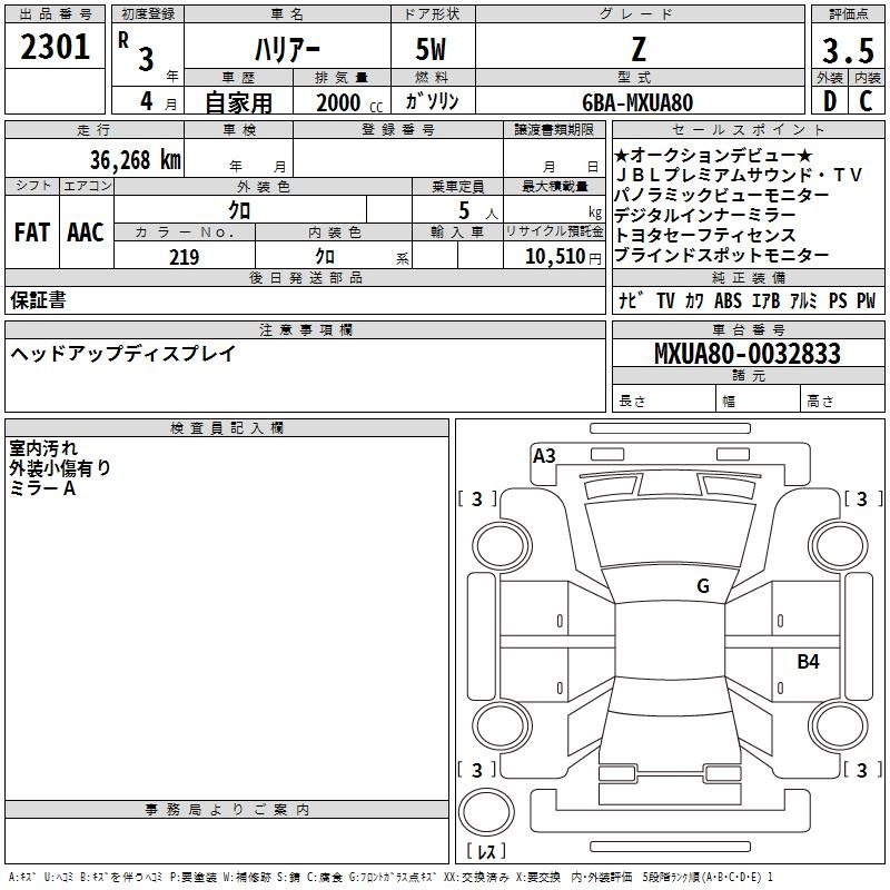 Аукционный лист