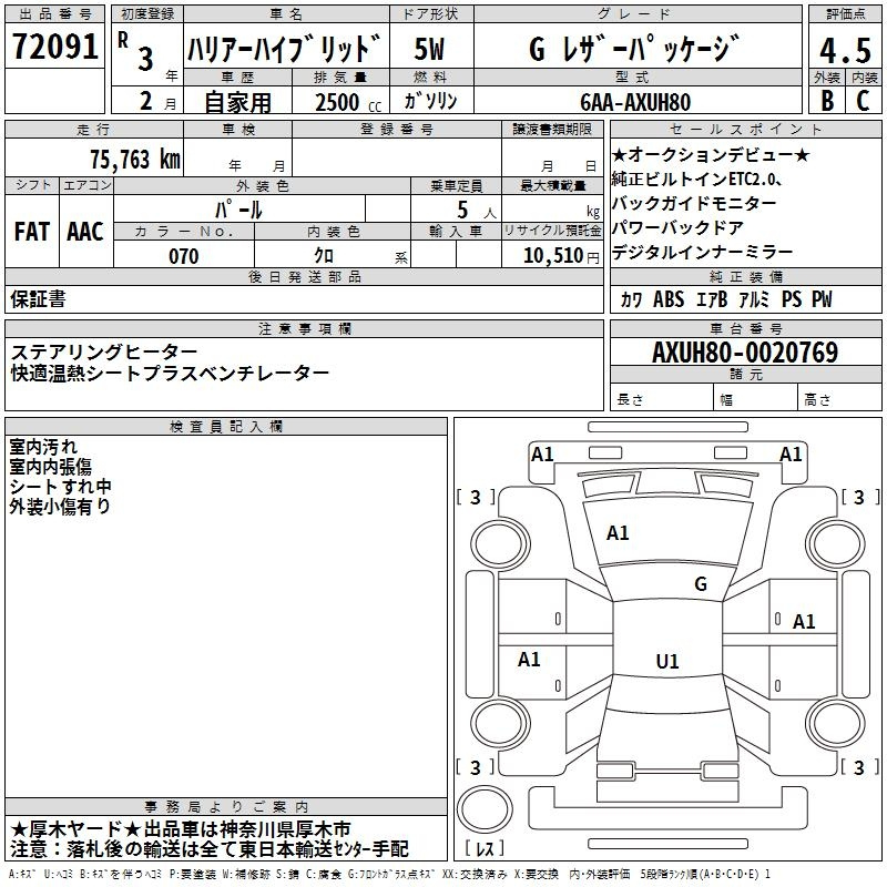 Аукционный лист