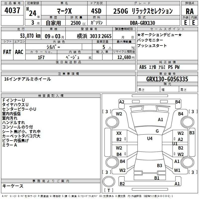 Аукционный лист