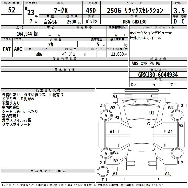 Аукционный лист