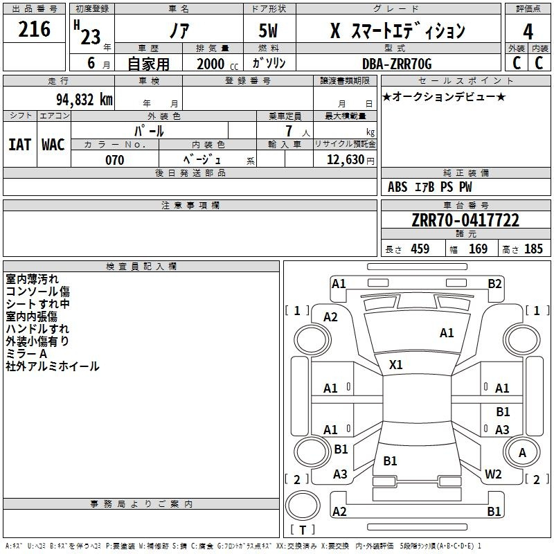 Аукционный лист