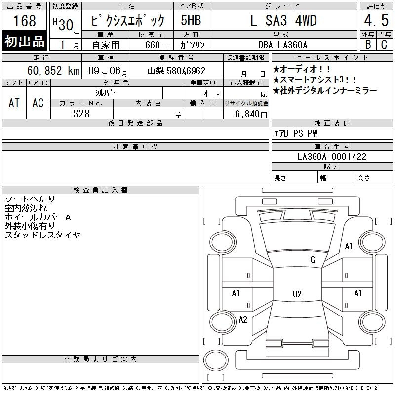 Аукционный лист