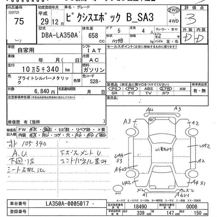 Аукционный лист