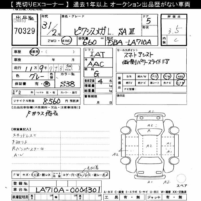 Аукционный лист