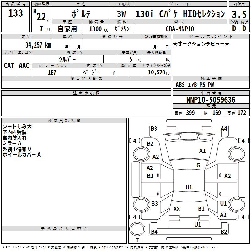 Аукционный лист