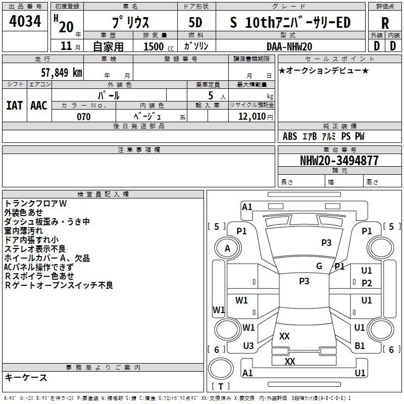 Аукционный лист