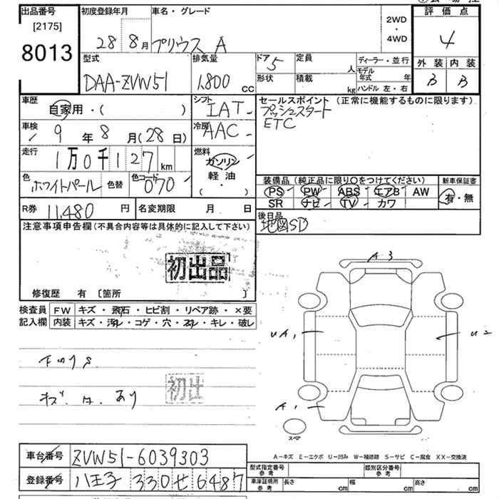 Аукционный лист