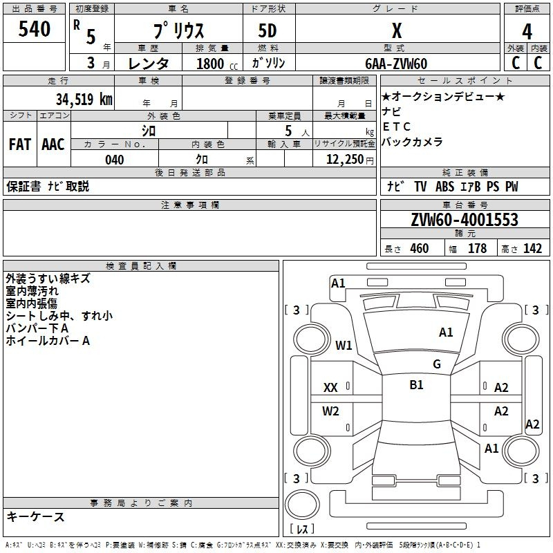 Аукционный лист