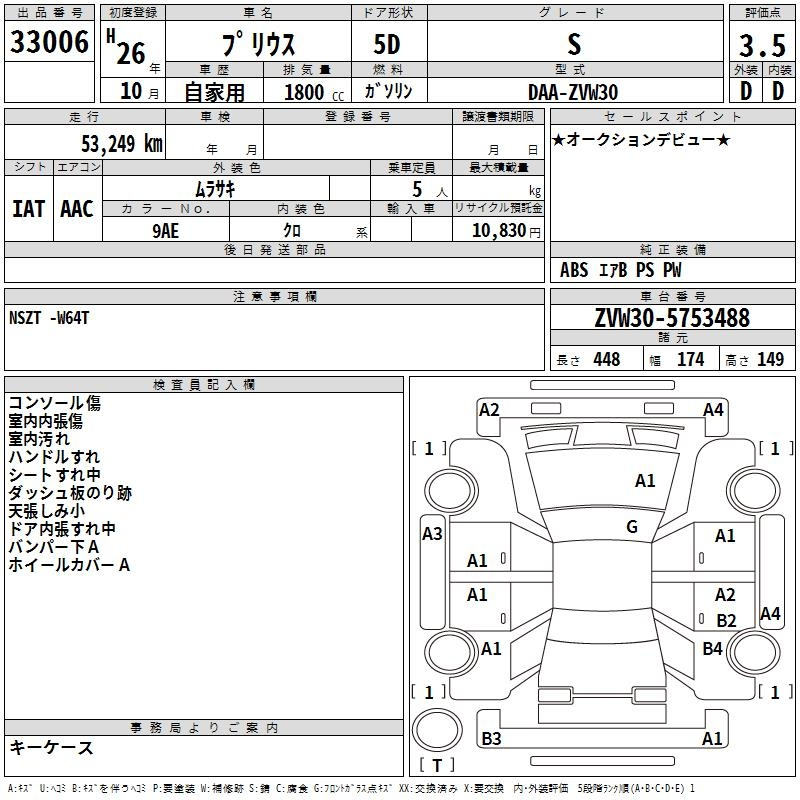 Аукционный лист