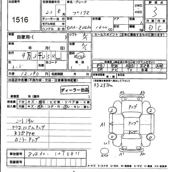 Аукционный лист