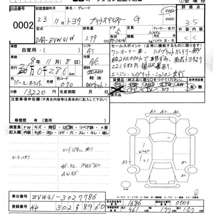 Аукционный лист