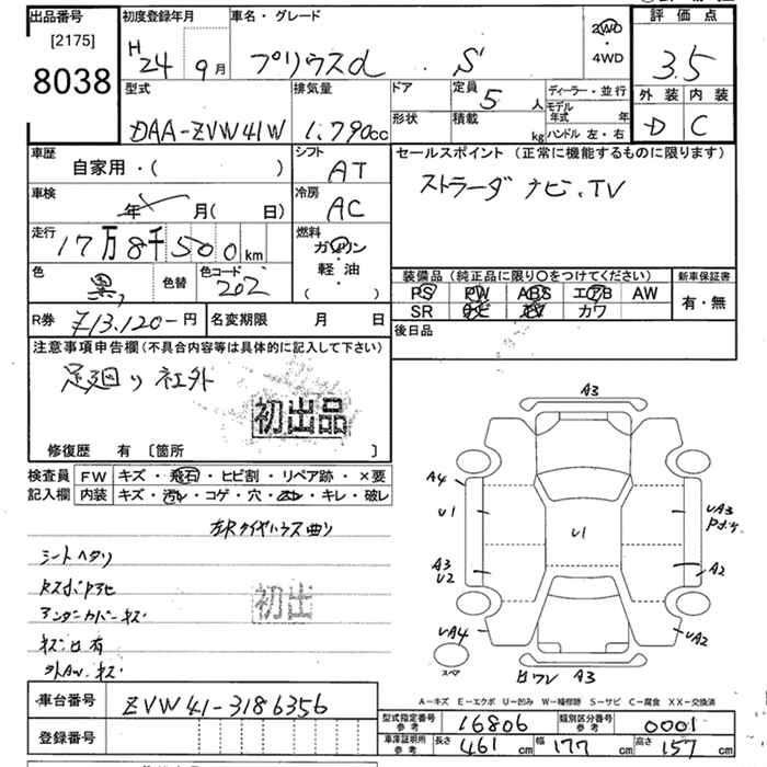 Аукционный лист