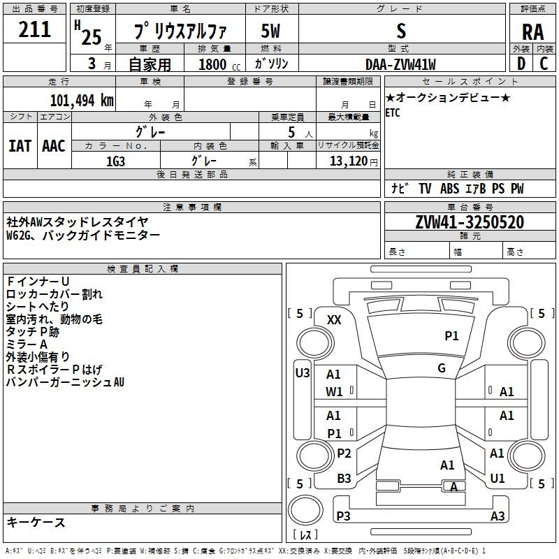 Аукционный лист