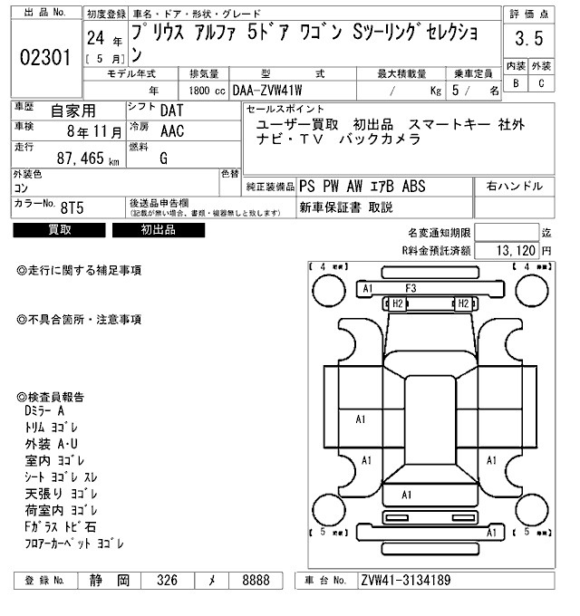 Аукционный лист