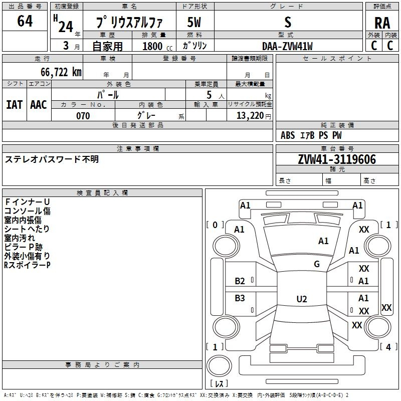 Аукционный лист
